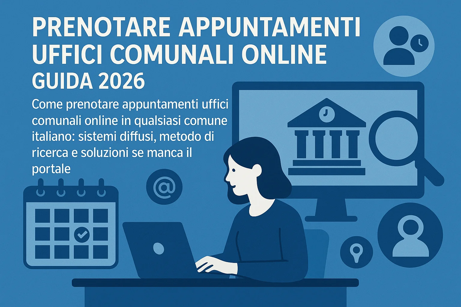 Come prenotare appuntamenti uffici comunali online in qualsiasi comune italiano: sistemi diffusi, metodo di ricerca e soluzioni se manca il portale.