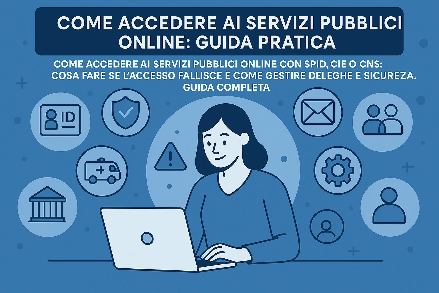 Come accedere ai servizi pubblici online con SPID, CIE o CNS: cosa fare se l'accesso fallisce e come gestire deleghe e sicurezza. Guida completa.